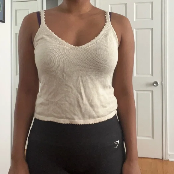 Reformation Wisteria top cream XS - Picture 2 of 8